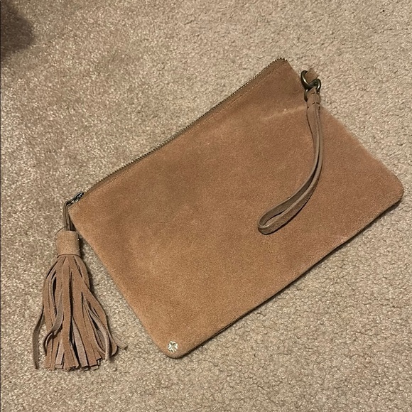 Lucky Brand Brown Embroidered Clutch Bag - Picture 5 of 5